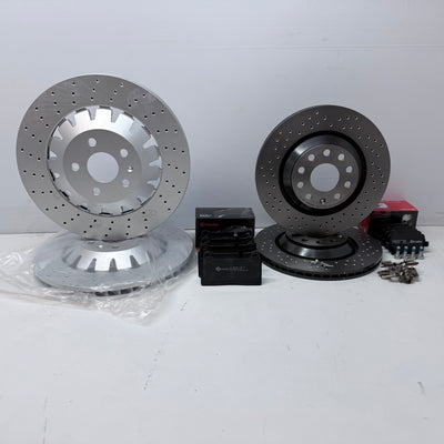 FOR  AUDI RS3 8P 2011-2013 PERFORMANCE BRAKE DISC BRAKE PADS FRONT REAR