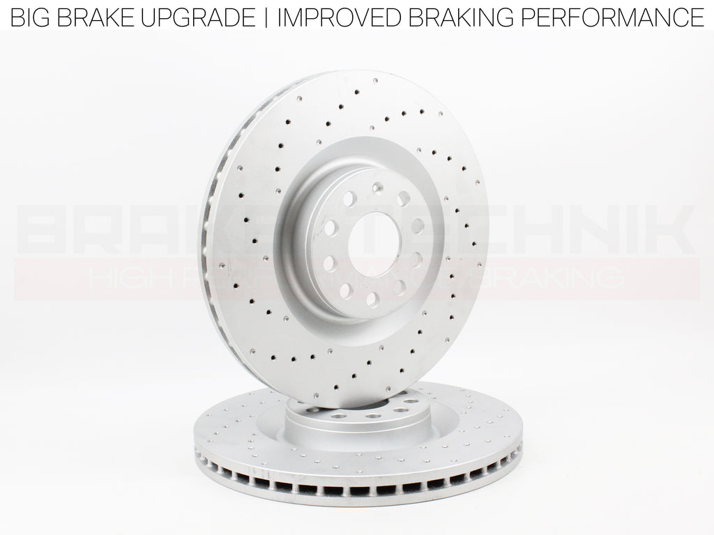 FOR VW CADDY MK3 MK4 MK5 MK6 MK7 PORSCHE MACAN NEW 4 POT COMPLETE BIG BRAKE UPGRADE
