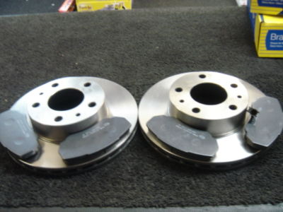 PEUGEOT BOXER RELAY DUCATO  BRAKE DISCS & PADS VENTED