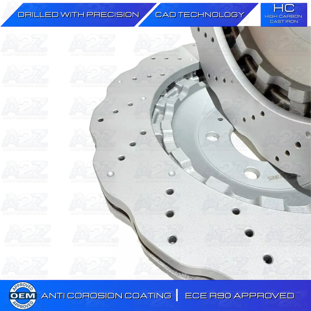 AUDI R8 RS5 RS4  2008-15 PERFORMAMCE WAVY RS FRONT BRAKE DISC 4S0615301A