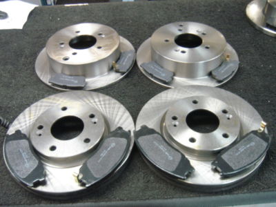 FOR  CIVIC TYPE R  2.0 EP3 BRAKE DISC BRAKE PADS FRONT  REAR BRAKE DISC & PADS 
