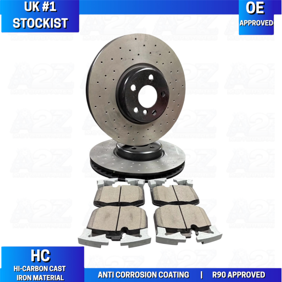 BMW X5 G05 BRAKE DISC CROSS DRILLED BRAKE PADS FRONT REAR