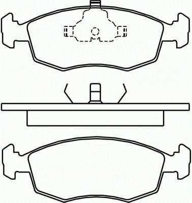 SIERRA GRANADA SCORPIO ESCORT RS2000 MINTEX BRAKE PADS