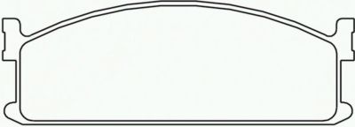 BEDFORD MIDI MINTEX FRONT BRAKE PADS