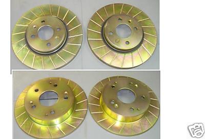 CIVIC 2.0 TYPE R EP3 GROOVED BRAKE DISC MINTEX PADS  