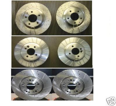 STILO 1.9 2.4 20V JTD DRILLED GROOVED FRONT BRAKE DISC 