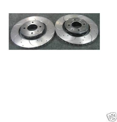 VW GOLF G60 BRAKE DISC DRILLED GROOVED BRAKE DISCS FRONT 280MM