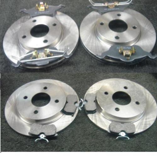 FOR FORD FOCUS FRONT & REAR BRAKE DISCS AND PADS SET NEW MK1 1998-2004