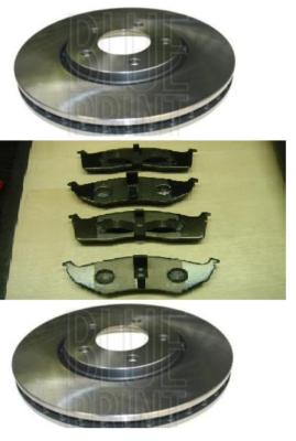 FOR CHRYSLER VOYAGER  GRAND VOYAGER FRONT BRAKE DISCS &PADS 1996-2000