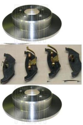 FOR CHRYSLER  VOYAGER GRAND VOYAGER  2001-07 REAR BRAKE DISC REAR BRAKE PADS