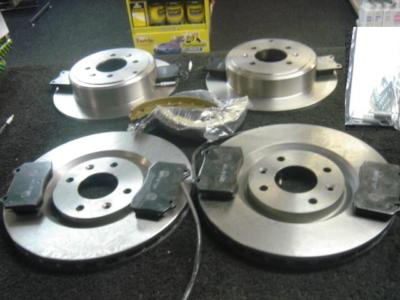 PEUGEOT 406 V6 BRAKE DISC BRAKE PAD FRONT REAR BRAKE DISC PAD HANDBRAKE SHOE KIT