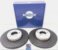 FOR BMW M140i 2 FRONT PERFORMANCE DISCS CROSS DRILLED BRAKE DISCS 340 MM