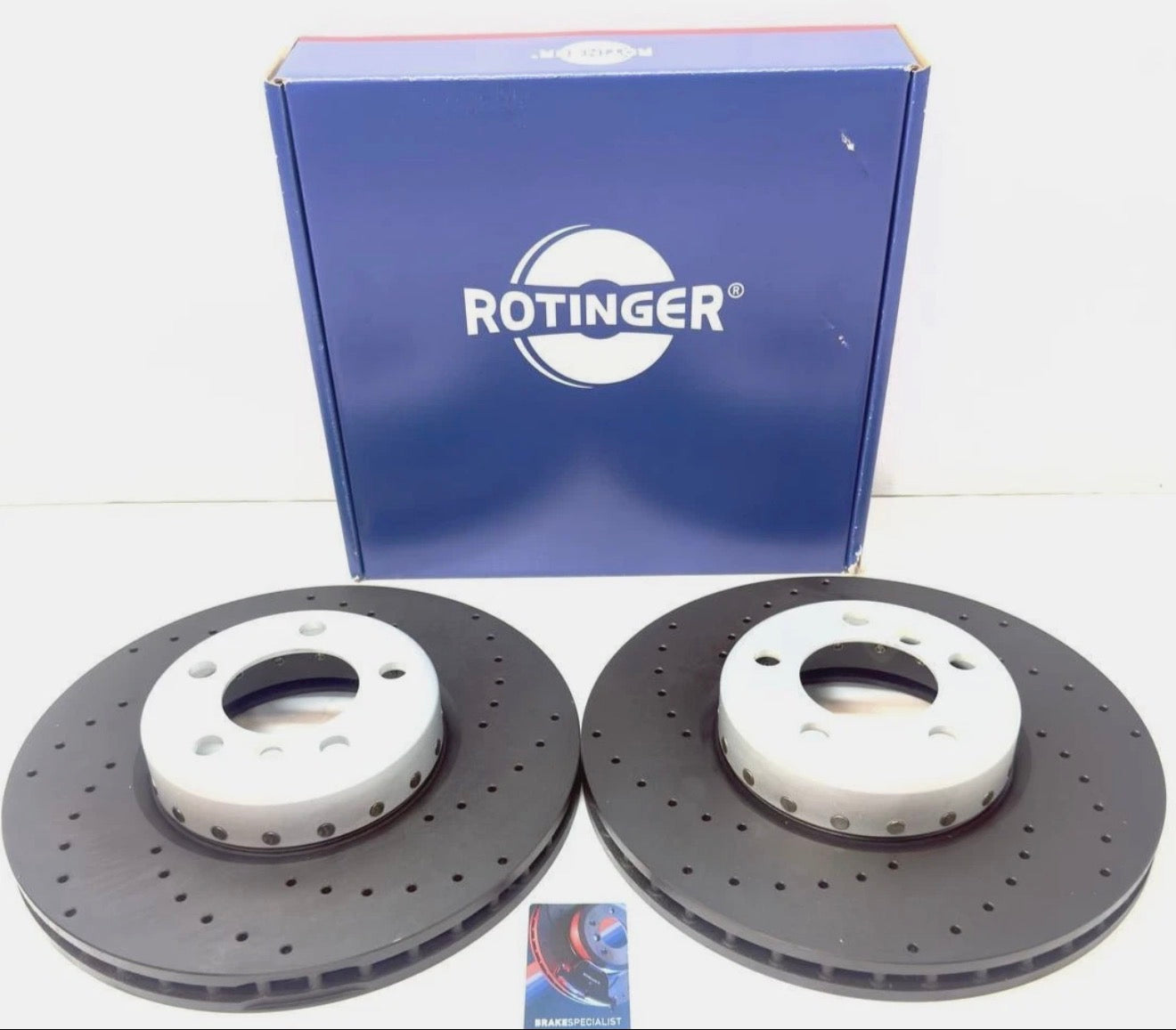 FOR BMW M140i 2 FRONT PERFORMANCE DISCS CROSS DRILLED BRAKE DISCS 340 MM