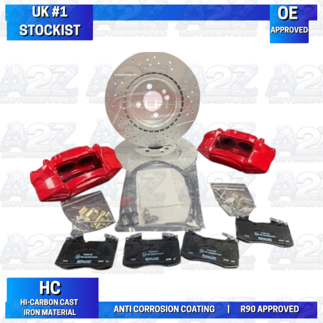 MINI 53 R55 R56 R57 JCW FRONT BRAKE DISC CONVERSION CALIPER UPGRADE TO 316mm + BRAKE HOSES