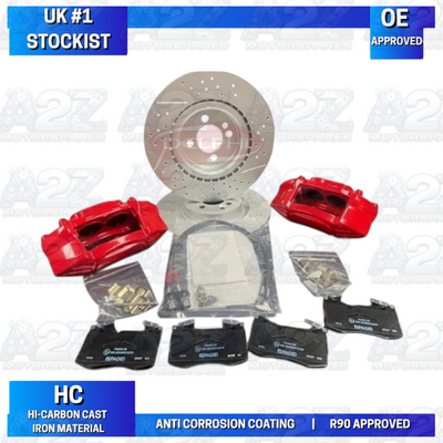 MINI 53 R55 R56 R57 JCW FRONT BRAKE DISC CONVERSION CALIPER UPGRADE TO 316mm + BRAKE HOSES