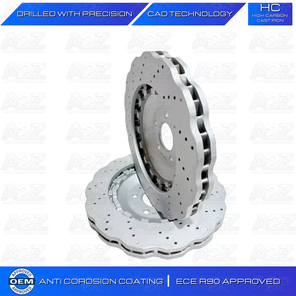 AUDI R8 RS5 RS4  2008-15 PERFORMAMCE WAVY RS FRONT BRAKE DISC 4S0615301A