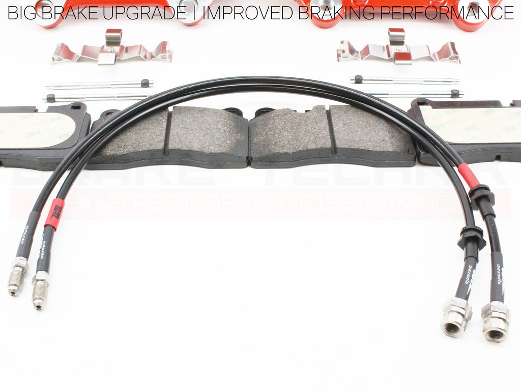 FOR VW CADDY MK3 MK4 MK5 MK6 MK7 PORSCHE MACAN NEW 4 POT COMPLETE BIG BRAKE UPGRADE