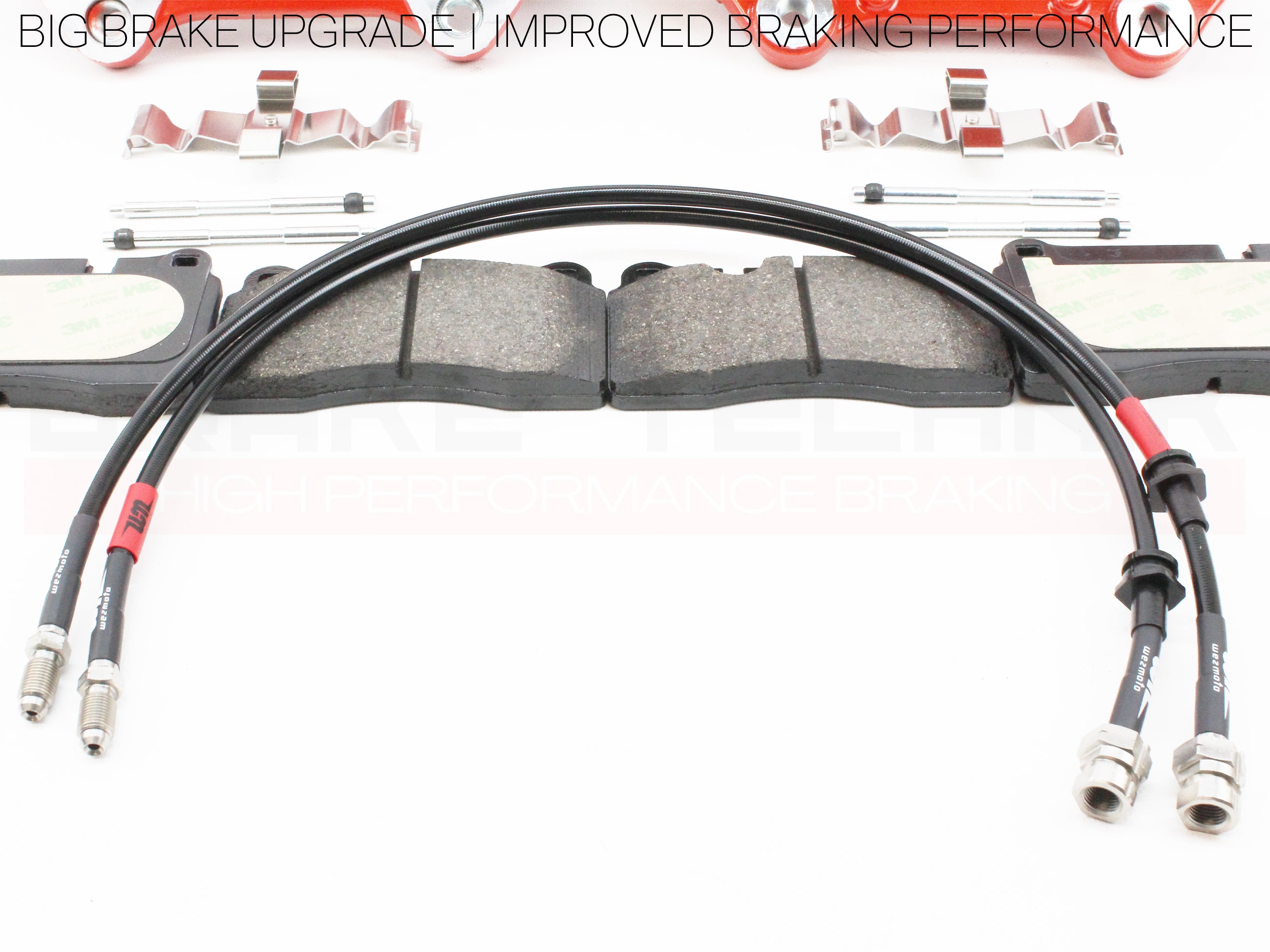 FOR VW CADDY MK3 MK4 MK5 MK6 MK7 PORSCHE MACAN NEW 4 POT COMPLETE BIG BRAKE UPGRADE