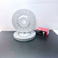 FOR VW GOLF  2.0 R PERFORMANCE FRONT BRAKE DISCS BREMBO PADS 357mm 5WA615301A