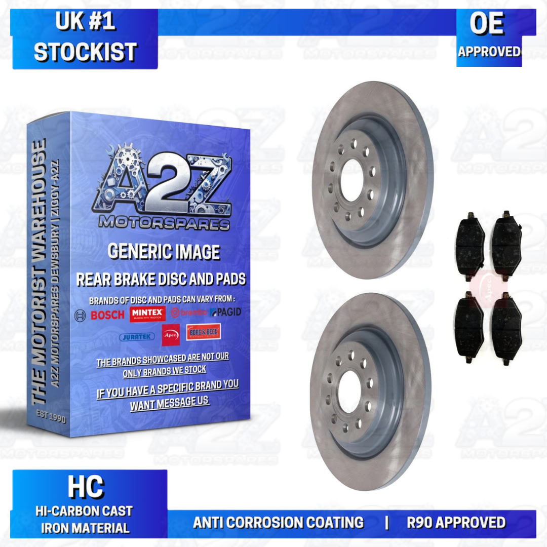 FOR MG HS 1.5 T PETROL HYBRID GDI 2018-2025 REAR BRAKE DISC PAD 304MM 10491104