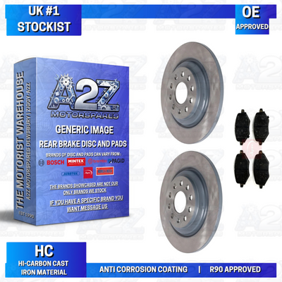 FOR MG HS 1.5 T PETROL HYBRID GDI 2018-2025 REAR BRAKE DISC PAD 304MM 10491104