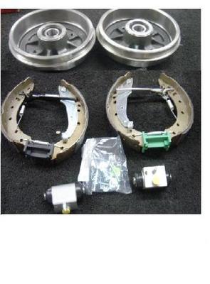 PEUGEOT 206 REAR BRAKE DRUMS BEARING SHOES CYLINDERS FITTING KIT  ABS