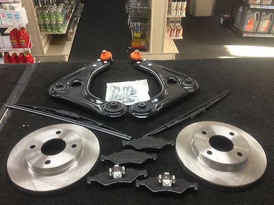 FORD KA WISHBONE ARMS FRONT BRAKE DISCS PADS WIPER BLADES