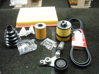 VECTRA SIGNUM 3.0CDTI 03ON FAN BELT TENSIONER OIL AIR FUEL FILTER KIT CV BOOT 