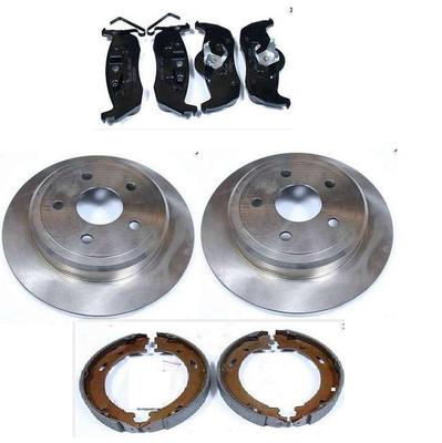 FOR JEEP GRAND CHEROKEE V6 CRD LIMITED WH REAR BRAKE DISC PADS HANDBRAKE  SHOES