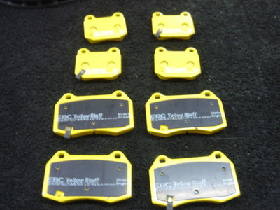 FOR NISSAN 350Z BRAKE PADS FRONT REAR EBC YELLOW STUFF BRAKE PADS 