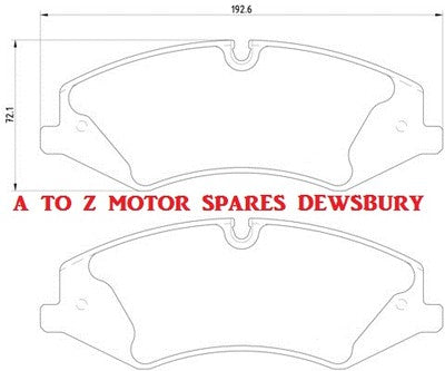 LANDROVER DISCOVERY LANDROVER RANG ROVER SPORT FRONT BRAKE PADS FULL SET 2009 ON