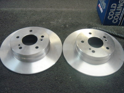 FOR MERCEDES C180 C200 C220 C250 C280 BRAKE DISCS REAR PAIR
