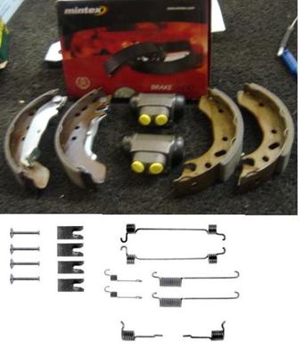 FORD ESCORT 1.3 1.4 1.6 MK6 1995-2000 BRAKE SHOES BRAKE CYLINDERS FITTING KIT