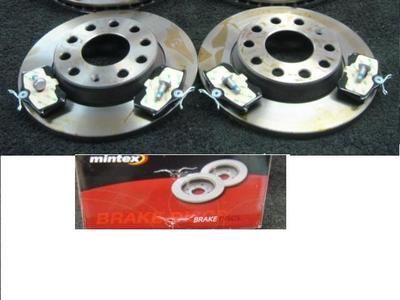 AUDI A4 TURBO TDI FSI V6 MINTEX REAR BRAKE DISC & PADS