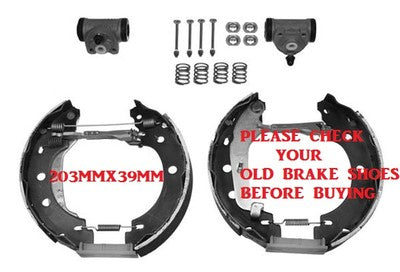 RENAULT KANGOO KUBISTAR 1.5DCI 1.9D BRAKE SHOE SET ADJUSTER WHEEL CYLINDER 98 >