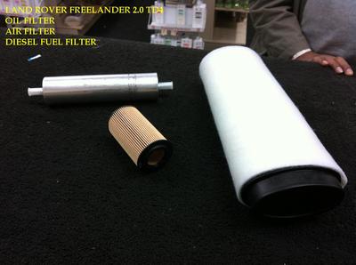 LAND ROVER FREELANDER 2.0 TD4 2.0TD4 OIL AIR FUEL FILTER SERVICE KIT 2000-2006  