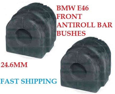 FOR BMW 325i 328i 330i 330D E46 FRONT ANTI ROLL BAR STABALISER BUSH KIT 24.6MM