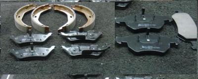FOR CHRYSLER GRAND VOYAGER CRD 2000-07 BRAKE PADS HANDBRAKE PARKING SHOES
