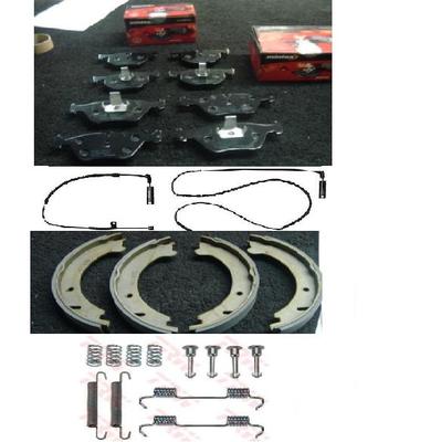 BMW 330ci 330d 330DM SPORT MINTEX BRAKE PADS HANDBRAKE SHOES FITTING KIT