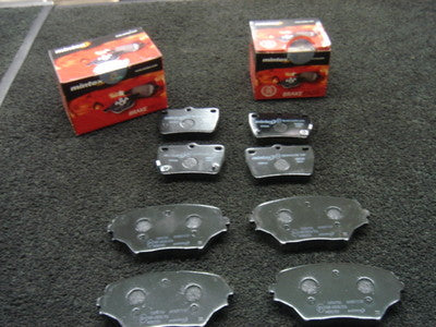FOR TOYOTA RAV4 VVTI D4D 2001-2006 MINTEX BRAKE PADS FRONT REAR 