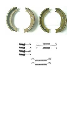  FOR MERCEDES SPRINTER CDi REAR HANDBRAKE PARKING SHOES FITTING KIT SPRINGS 160M