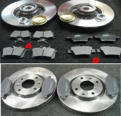 307 SPORT HDI (MK1 (Ph2)) FRONT REAR BRAKE DISCS PADS FRONT DISCS 302mm