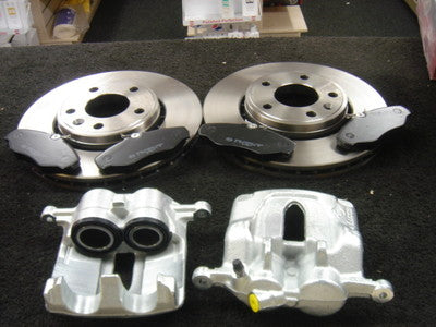  RENAULT TRAFIC VAUXHALL VIVARO FRONT BRAKE DISC BRAKE CALIPERS BRAKE PADS