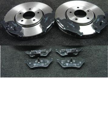 FIT FOR CHRYSLER GRAND VOYAGER 2.5TD BRAKE DISCS PADS FRONT REAR PADS