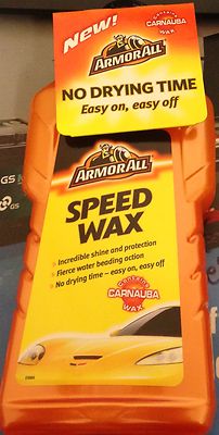 ARMORALL SPEED WAX INCREDIBLE SHINE AND PROTECTION 500 ML WATER BEADING ACTION  
