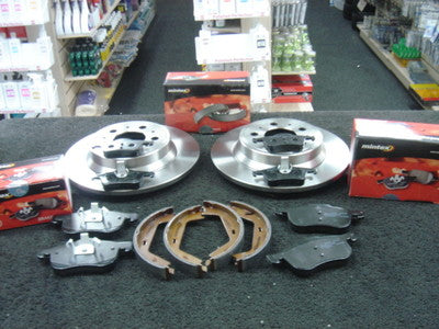 VOLVO S60 S80 V70 MINTEX REAR BRAKE DISCS HANDBRAKE SHOES FRONT REAR BRAKE PADS 