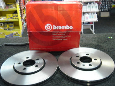  VW GOLF MK4 ANNIVERSARY BRAKE DISC BRAKE PADS BREMBO FRONT