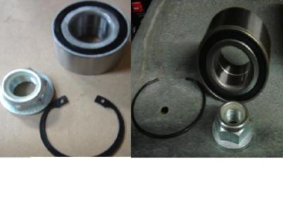 CLIO 98> 1 x  FRONT WHEEL BEARING 1 X REAR WHEEL BEARIN