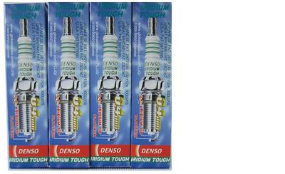 FOR SUBARU IMPREZA WRX STI 2.5 TURBO 2001 ON DENSO IRIDIUM TOUGH SPARK PLUGS X4