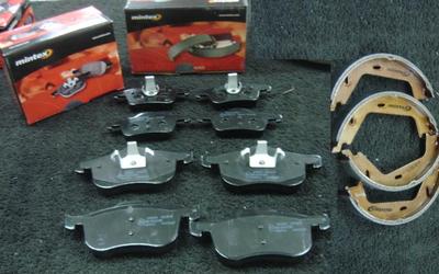 VOLVO S60 S80 V70 MINTEX FRONT REAR BRAKE PADS HANDBRAKE SHOES 